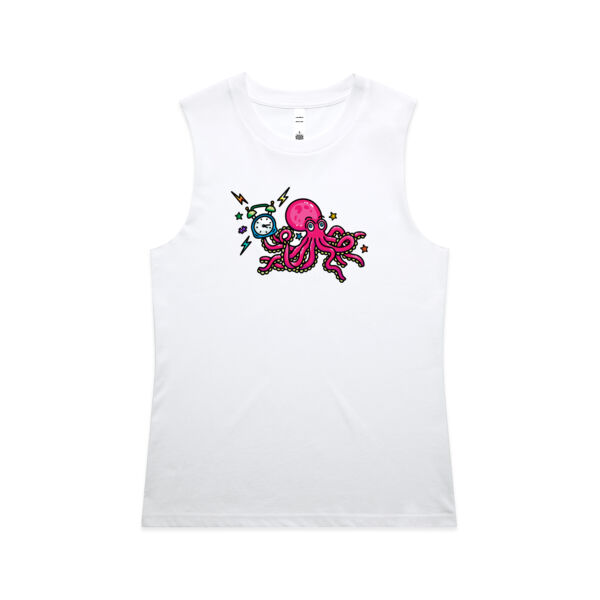 Clock-topus - AS Colour - Women's Maple Tank Thumbnail