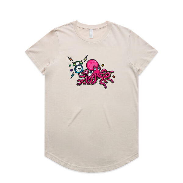 Clock-topus - AS Colour - Women's Maple Curve Tee Thumbnail