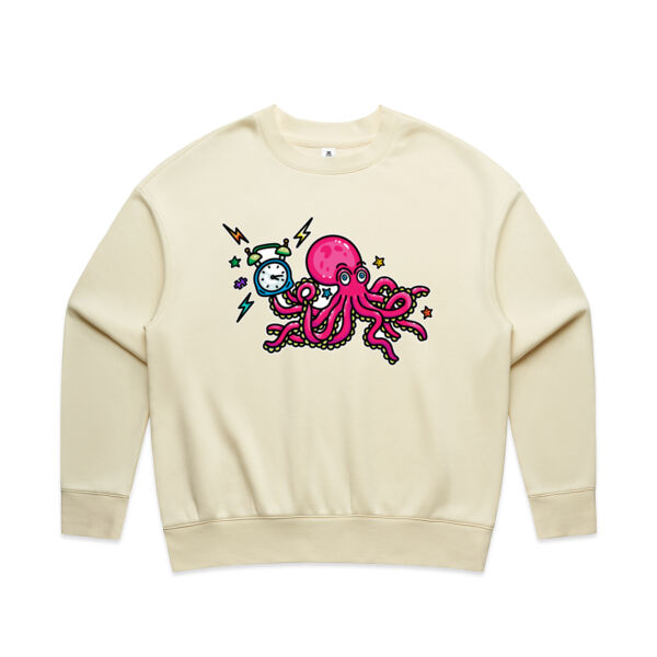 Clock-topus - AS Colour - Women's Relax Crew Thumbnail