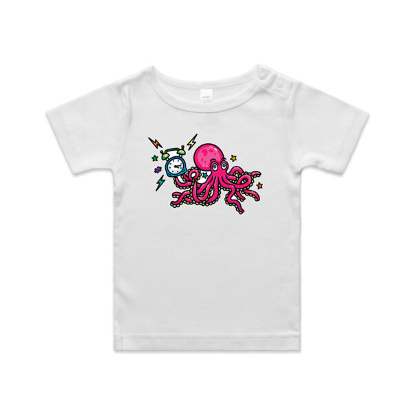 Clock-topus - AS Colour - Infant Wee Tee Thumbnail
