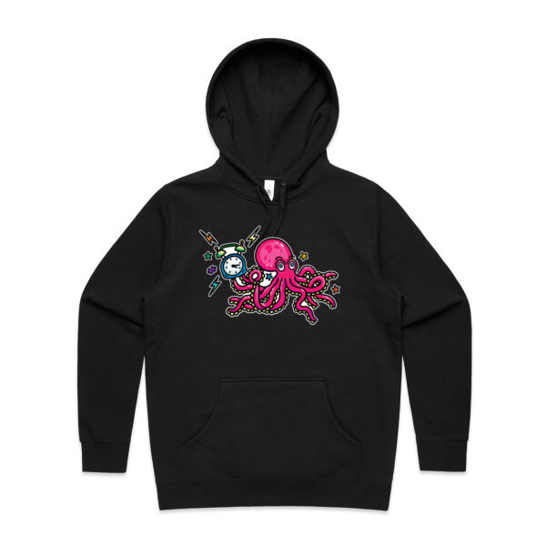 Clock-topus - AS Colour - Women's Stencil Hood Thumbnail