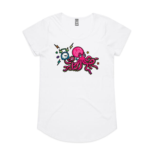 Clock-topus - AS Colour - Women's 'Mali' Scoop Tee Thumbnail