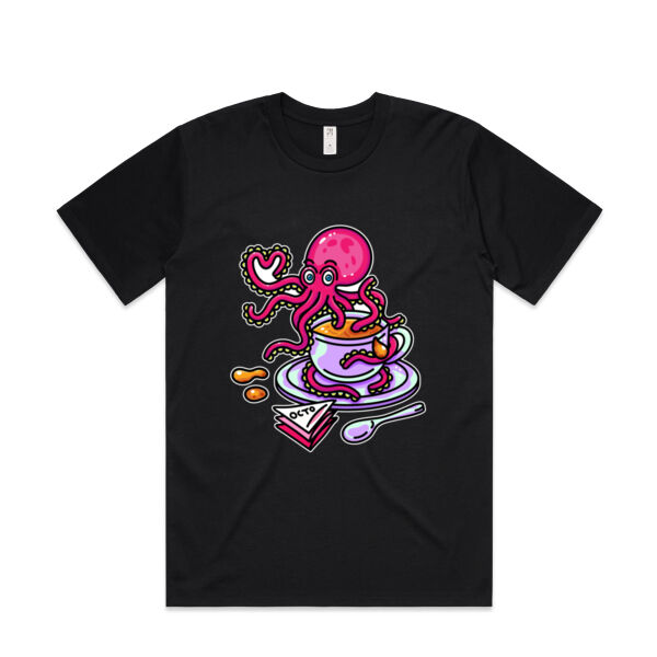 Octopied with Tea - AS Colour - Mens Classic Minus Tee Thumbnail