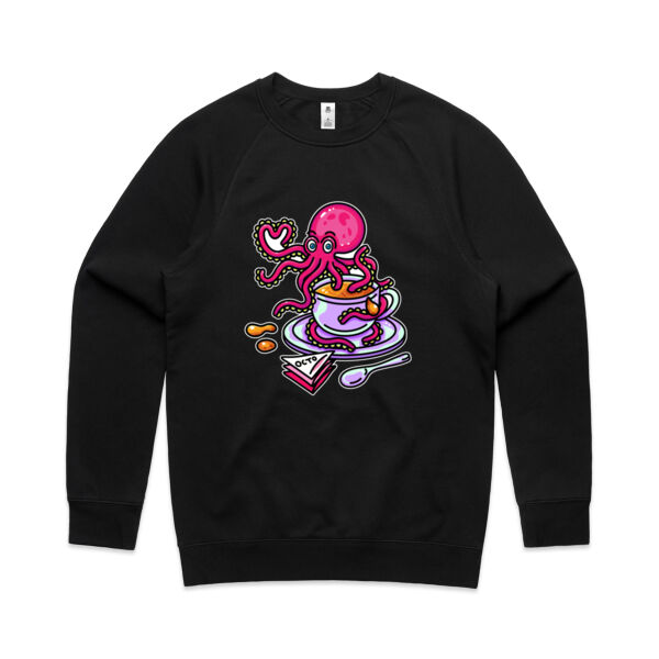 Octopied with Tea - AS Colour - Men's Supply Crew Sweatshirt Thumbnail