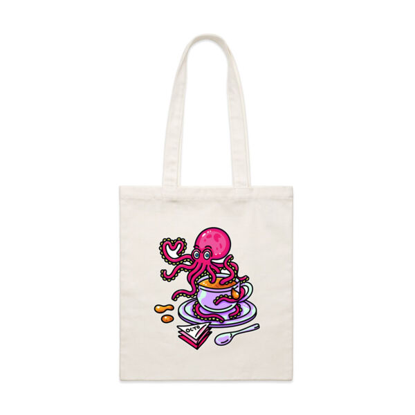 Octopied with Tea - AS Colour - Parcel Tote (Smallest) Thumbnail