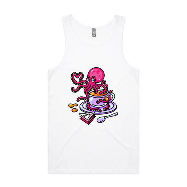 Octopied with Tea - AS Colour - Men's Lowdown Singlet Thumbnail