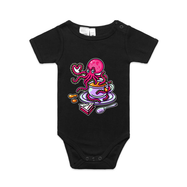 Octopied with Tea - AS Colour - Baby 'Mini-me' Onesie Romper Thumbnail