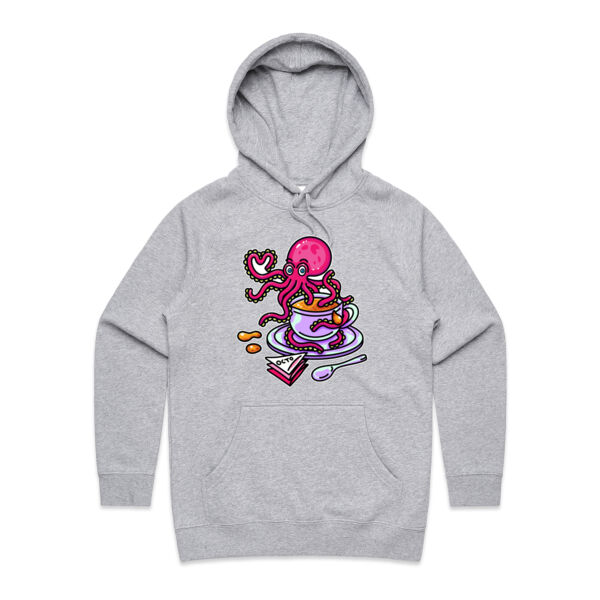 Octopied with Tea - AS Colour - Women's Supply Hood Thumbnail
