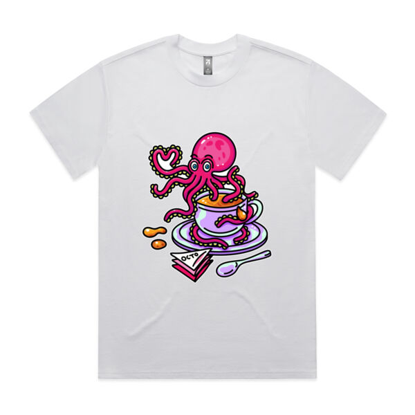Octopied with Tea - AS Colour - Men's Heavy Tee Thumbnail