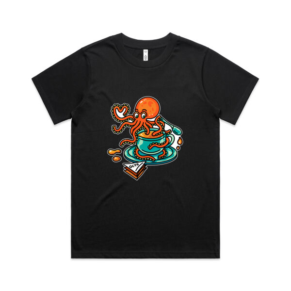 Octopied with Tea - V2 - AS Colour - Women's Classic Tee Thumbnail