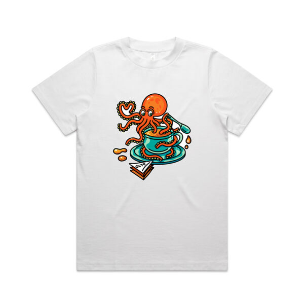 Octopied with Tea - V2 - AS Colour - Women's Heavy Tee Thumbnail