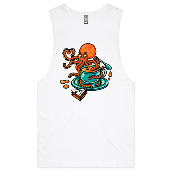 Octopied with Tea - V2 - AS Colour - Barnard Tank Top - Muscle Tee Thumbnail