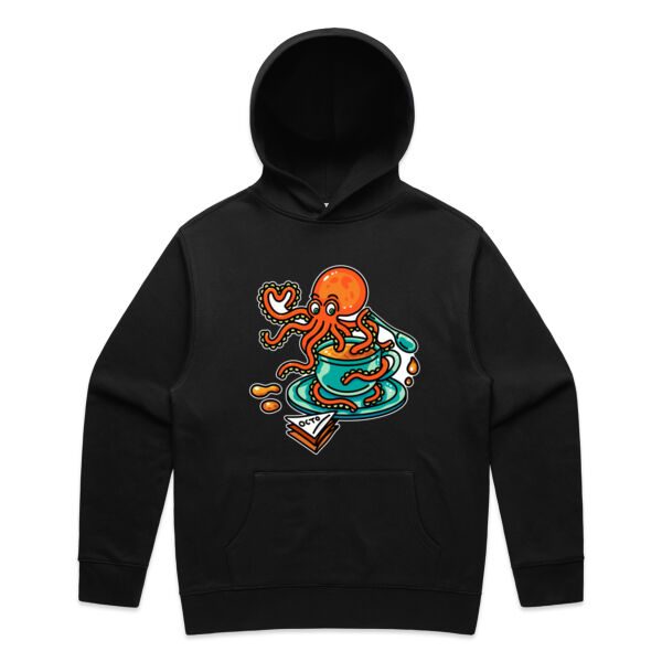 Octopied with Tea - V2 - AS Colour - Mens Relax Hood Thumbnail