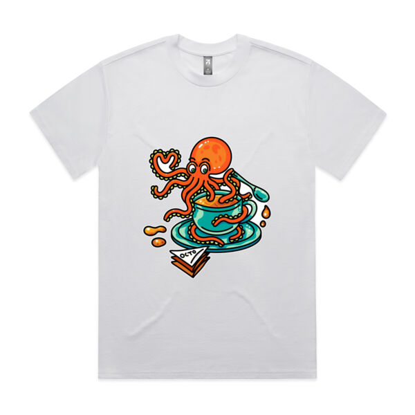 Octopied with Tea - V2 - AS Colour - Men's Heavy Tee Thumbnail