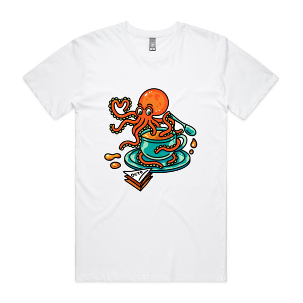 Octopied with Tea - V2 - AS Colour - Staple Tee Thumbnail