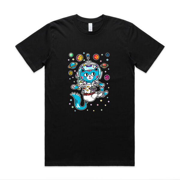 Space Cat V1 - AS Colour - Classic Organic Tee Thumbnail