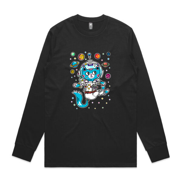 Space Cat V1 - AS Colour - Classic L/S Tee Thumbnail