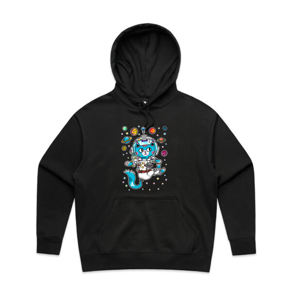 Space Cat V1 - AS Colour - Women's Heavy Hood Thumbnail