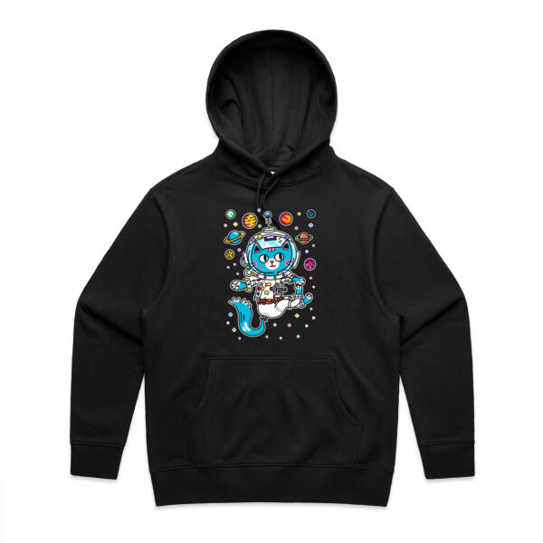 Space Cat V1 - AS Colour - Men's Heavy Hood Thumbnail