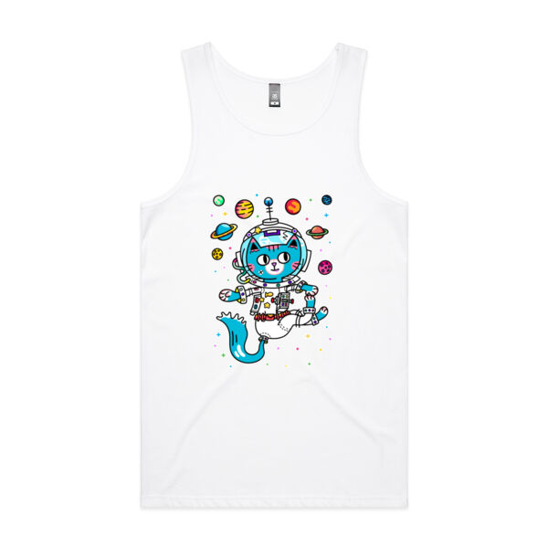Space Cat V1 - AS Colour - Men's Lowdown Singlet Thumbnail