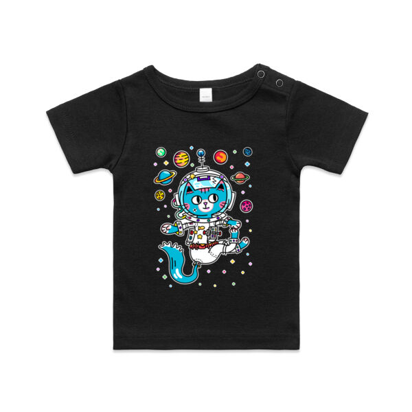 Space Cat V1 - AS Colour - Infant Wee Tee Thumbnail