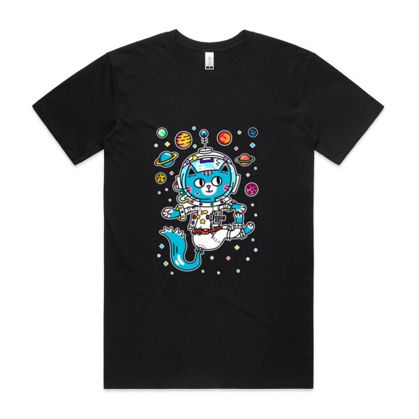 Space Cat V1 - AS Colour - Organic Staple Tee Thumbnail