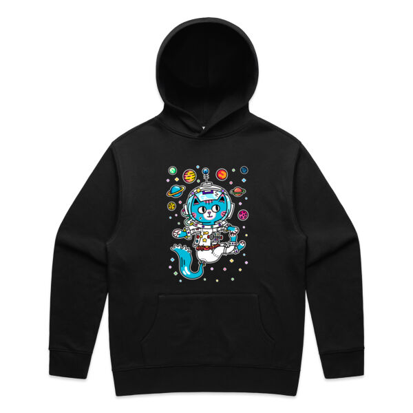 Space Cat V1 - AS Colour - Mens Relax Hood Thumbnail