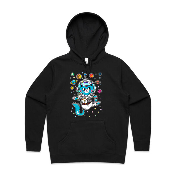 Space Cat V1 - AS Colour - Women's Stencil Hood Thumbnail