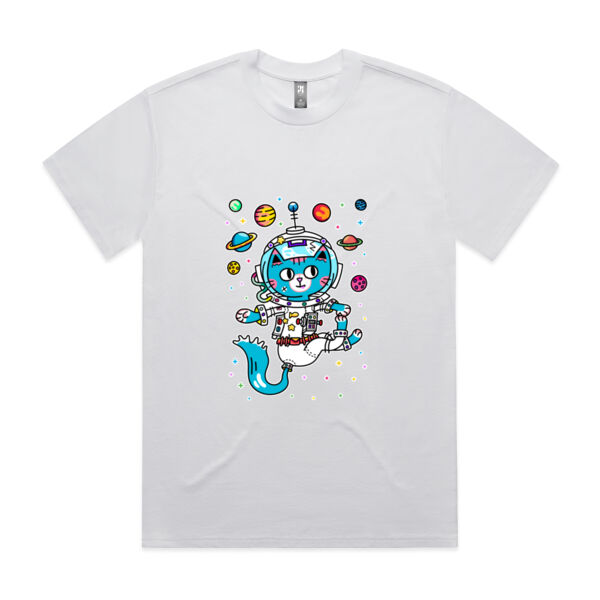Space Cat V1 - AS Colour - Men's Heavy Tee Thumbnail