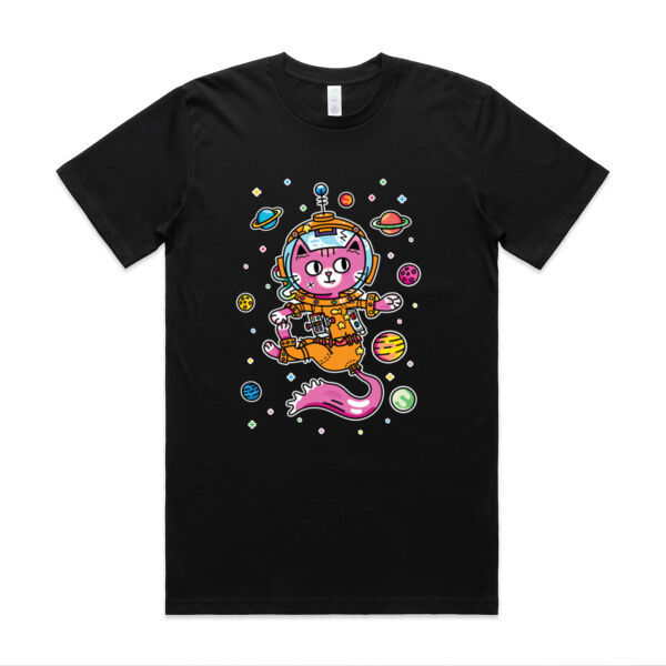 Space Cat V2 - AS Colour - Classic Organic Tee Thumbnail
