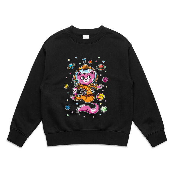 Space Cat V2 - AS Colour - Kids Relax Crew Thumbnail
