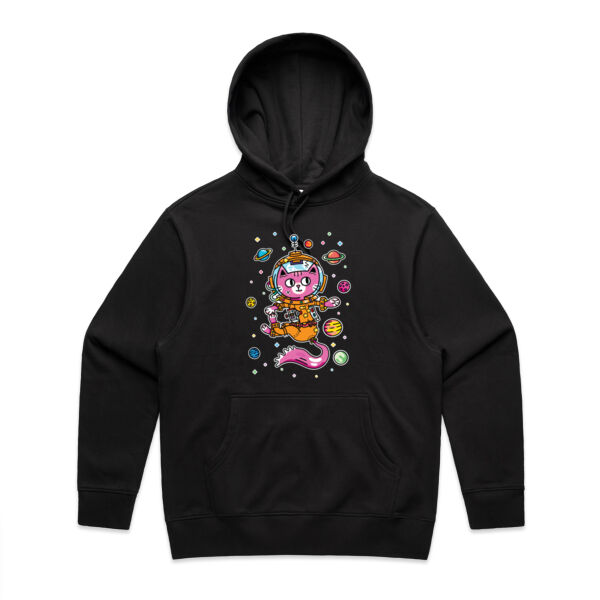 Space Cat V2 - AS Colour - Men's Heavy Hood Thumbnail