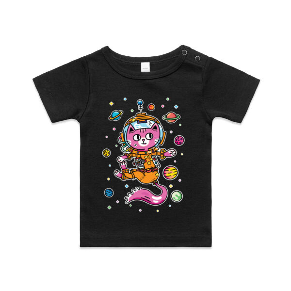 Space Cat V2 - AS Colour - Infant Wee Tee Thumbnail
