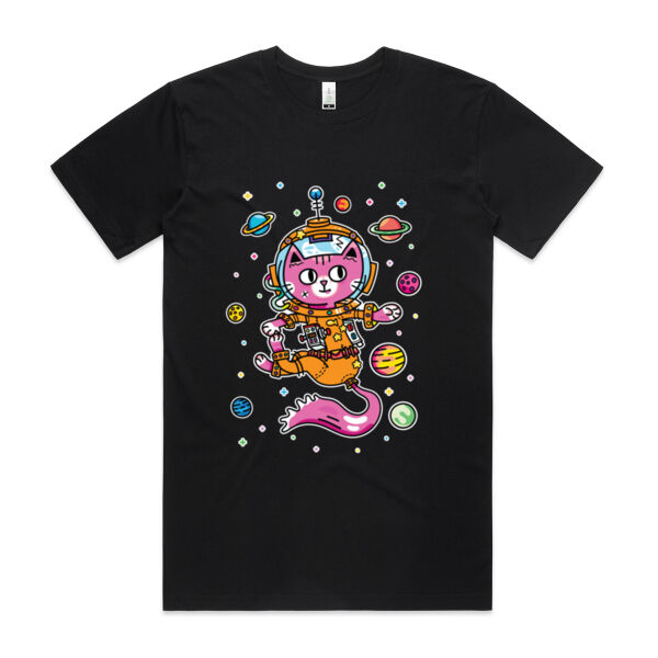 Space Cat V2 - AS Colour - Organic Staple Tee Thumbnail