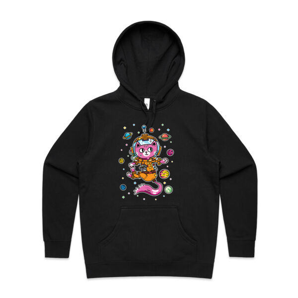 Space Cat V2 - AS Colour - Women's Stencil Hood Thumbnail