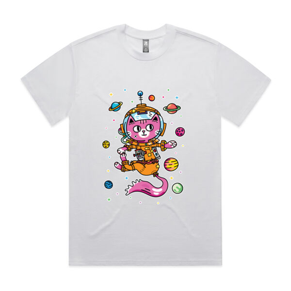 Space Cat V2 - AS Colour - Men's Heavy Tee Thumbnail