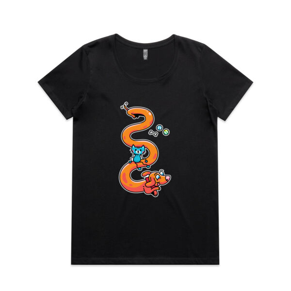 Stretch Puppy - AS Colour - Women's Maple Scoop Tee Thumbnail