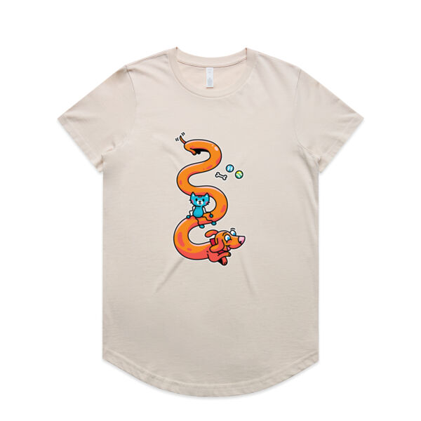 Stretch Puppy - AS Colour - Women's Maple Curve Tee Thumbnail