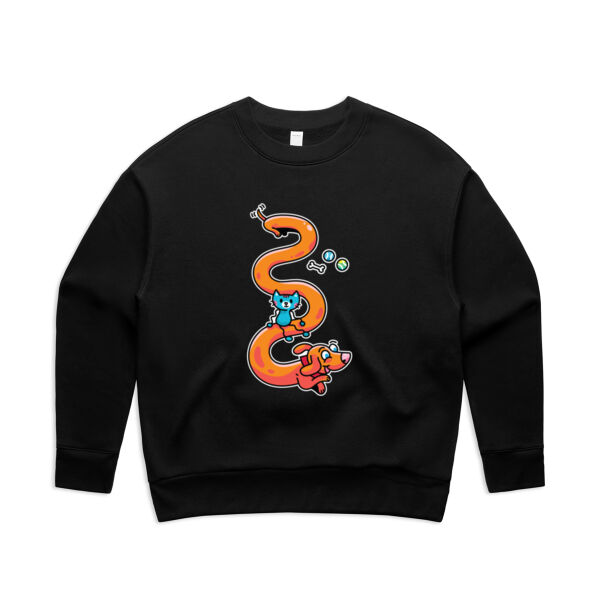 Stretch Puppy - AS Colour - Women's Relax Crew Thumbnail