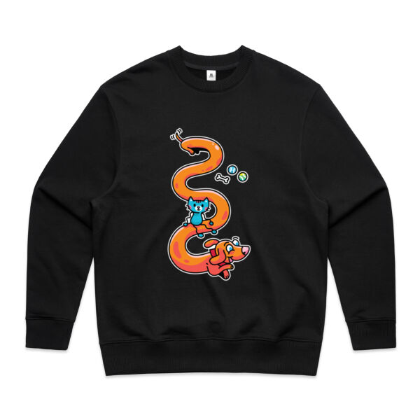 Stretch Puppy - AS Colour - Men's Heavy Crew Thumbnail