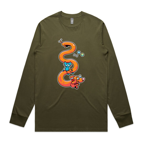 Stretch Puppy - AS Colour -  Men's Staple L/S Tee  Thumbnail