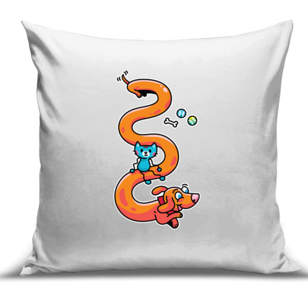 Stretch Puppy - Cushion Cover - 100% Linen Thumbnail