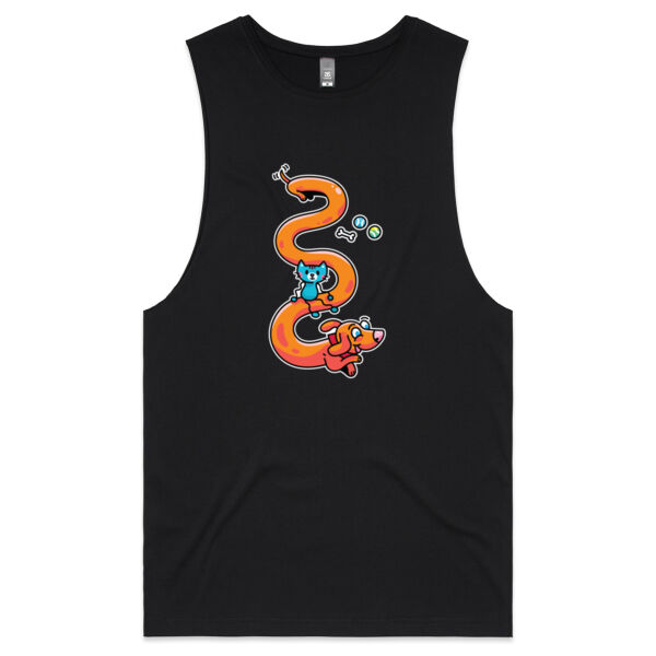 Stretch Puppy - AS Colour - Barnard Tank Top - Muscle Tee Thumbnail