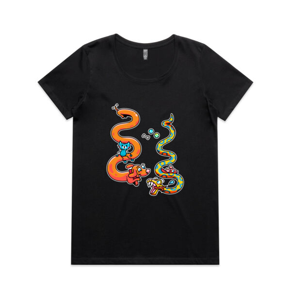 Stretch & Slither - AS Colour - Women's Maple Scoop Tee Thumbnail