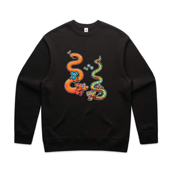 Stretch & Slither - AS Colour - Men's Relax Crew Thumbnail