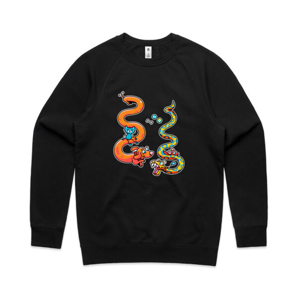Stretch & Slither - AS Colour - Men's Supply Crew Sweatshirt Thumbnail