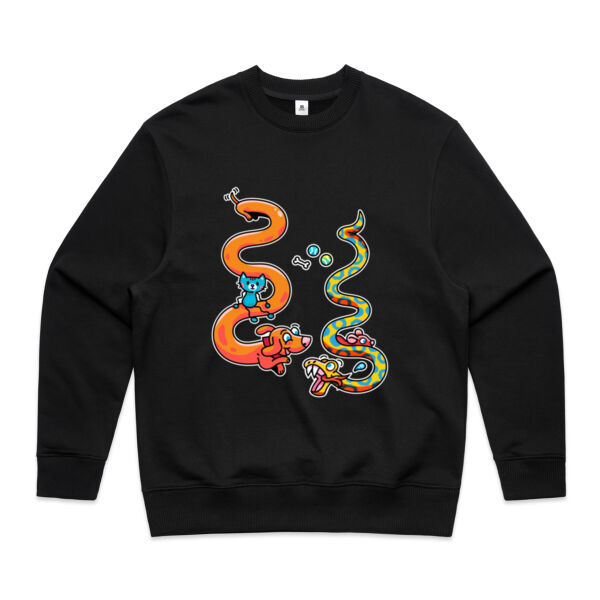 Stretch & Slither - AS Colour - Men's Heavy Crew Thumbnail