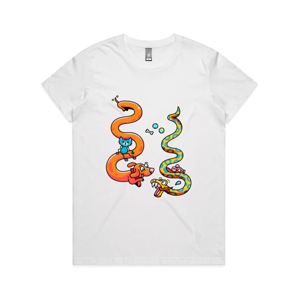 Stretch & Slither - AS Colour - Women's Maple Tee Thumbnail