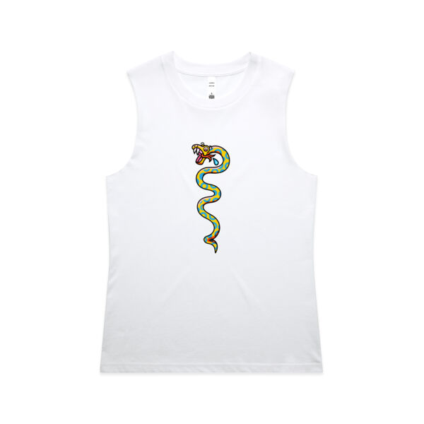 Slippery Snake V1 - AS Colour - Women's Maple Tank Thumbnail