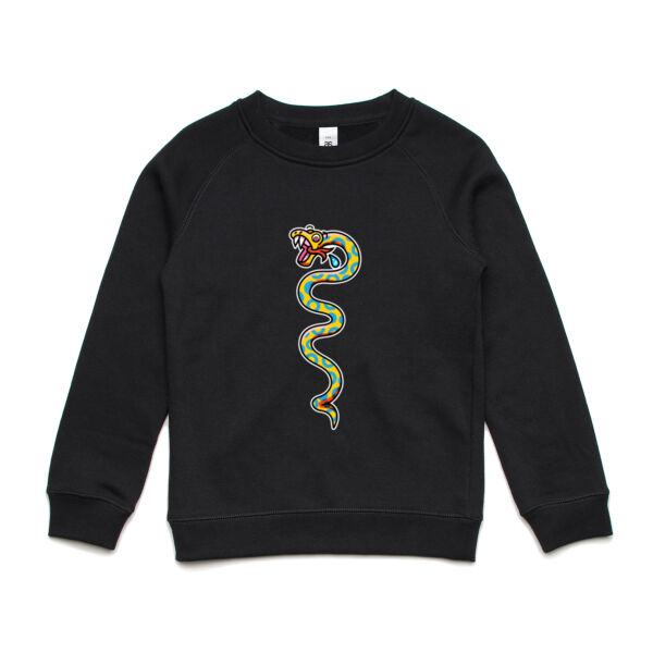Slippery Snake V1 - AS Colour - Youth Supply Crew Sweatshirt Thumbnail
